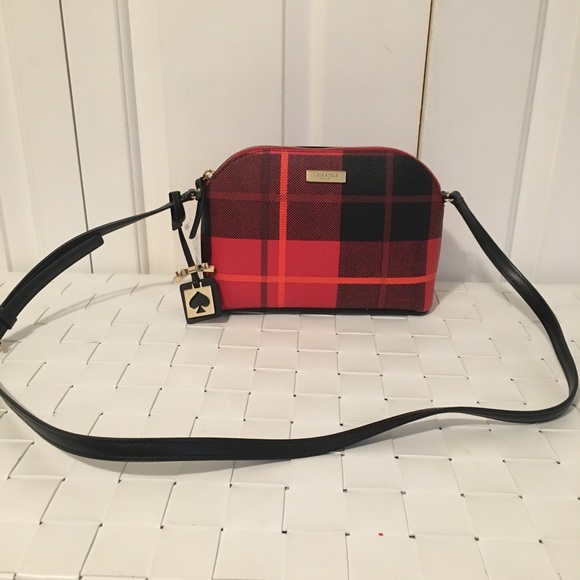 kate spade Handbags - NWT kate spade brightwater drive plaid hanna bag